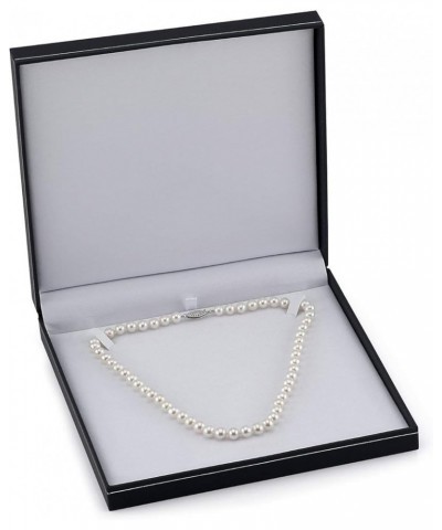 14K Gold 5.0-5.5mm AAAA Quality White Freshwater Cultured Pearl Necklace for Women in 20" Matinee Length White Gold $65.66 Ne...