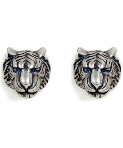 Vintage Tiger Head Stud Earrings Forest King Animal Piercing Punk Earring Studs Fashion Jewelry Gifts for Women Girls Hypoall...