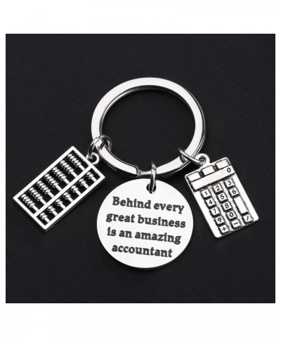 FUTOP Accountant Gifts Behind Every Great Business Is an Amazing Accountant Keychain Accountant Graduation Gift CPA Keychain ...